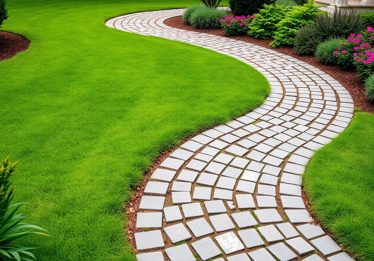 Walkway paving